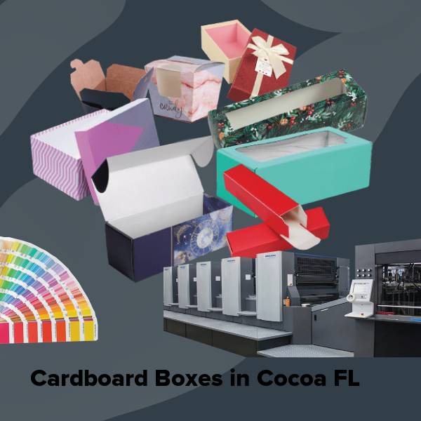 Cardboard boxes in cocoa fl
