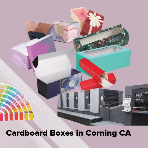 Cardboard boxes in corning ca