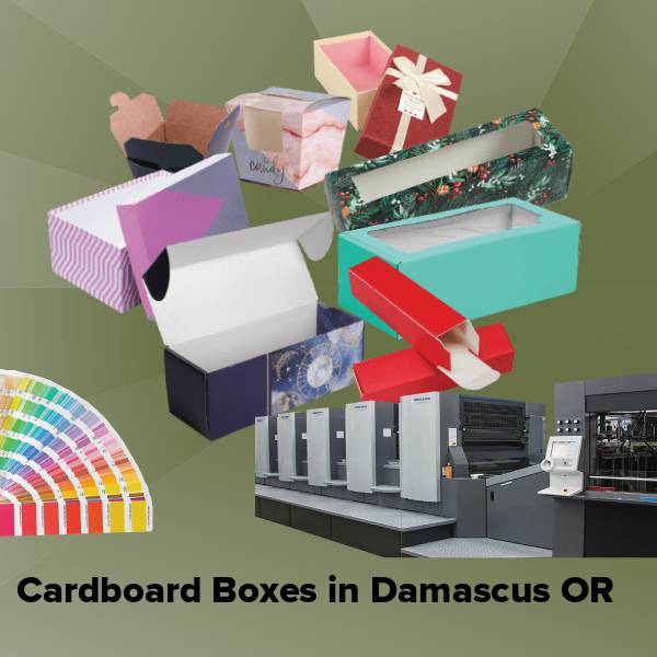 Cardboard boxes in damascus or