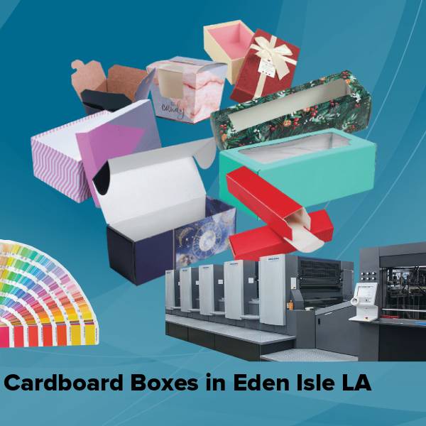 Cardboard boxes in eden isle la
