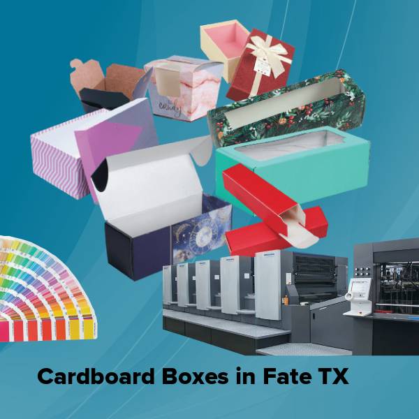 Cardboard boxes in fate tx