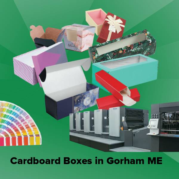 Cardboard boxes in gorham me