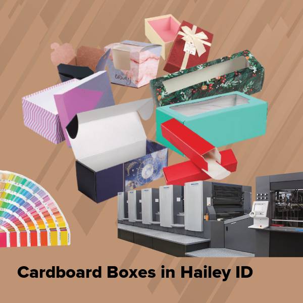 Cardboard boxes in hailey id