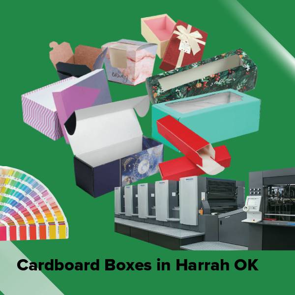 Cardboard boxes in harrah ok