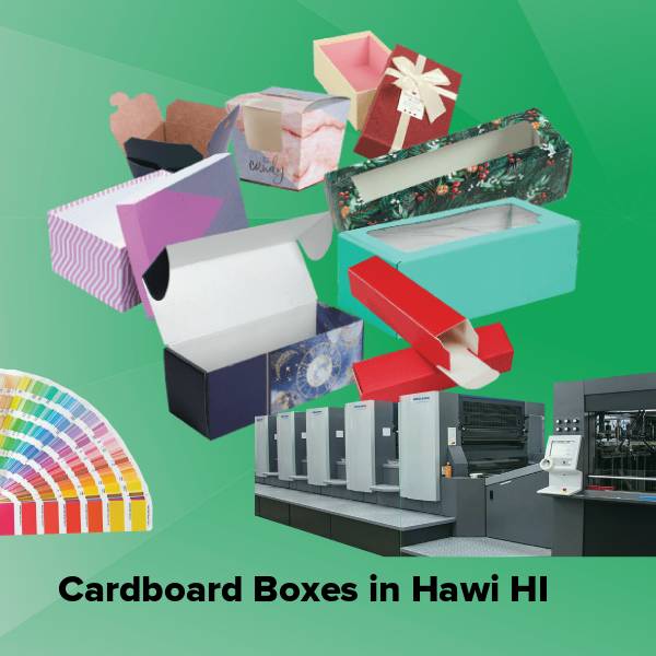 Cardboard boxes in hawi hi