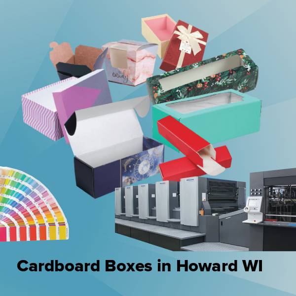 Cardboard boxes in howard wi