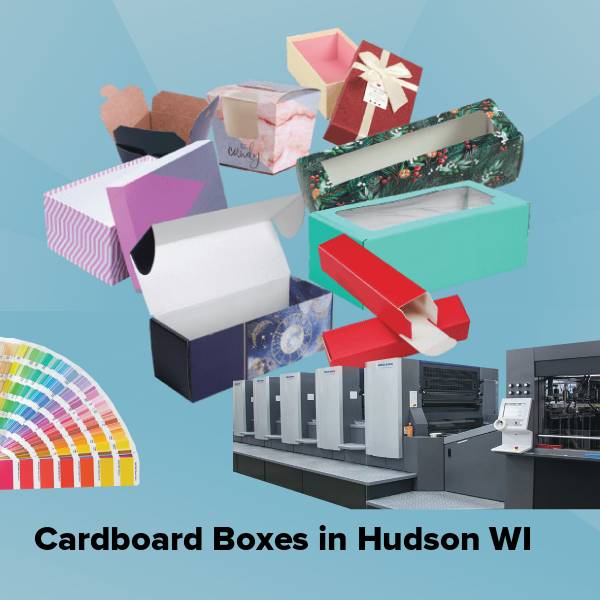 Cardboard boxes in hudson wi