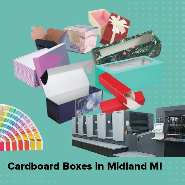 Cardboard boxes in midland mi