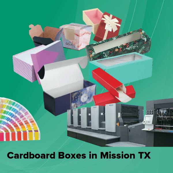 Cardboard boxes in mission tx