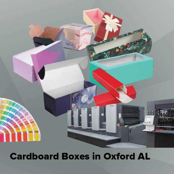 Cardboard boxes in oxford al