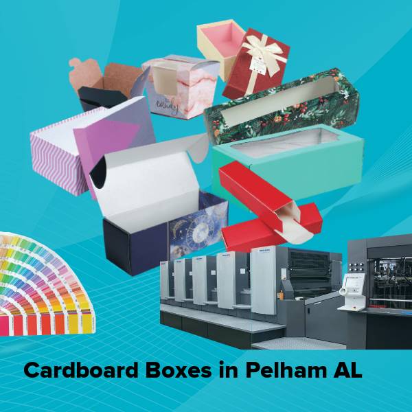 Cardboard boxes in pelham al