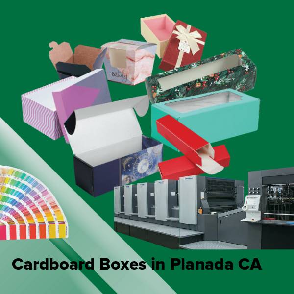 Cardboard boxes in planada ca