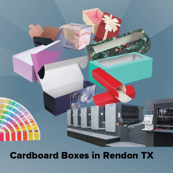Cardboard boxes in rendon tx