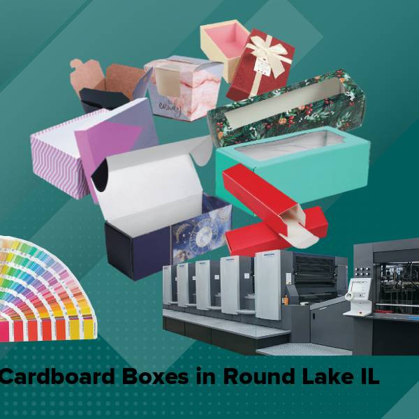 Cardboard boxes in round lake il