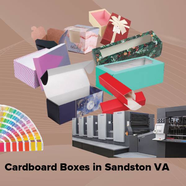 Cardboard boxes in sandston va
