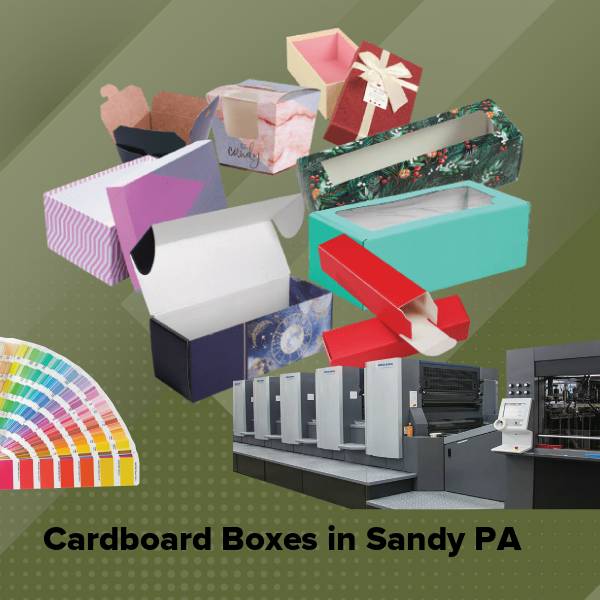 Cardboard boxes in sandy pa