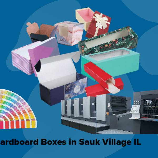 Cardboard boxes in sauk village il