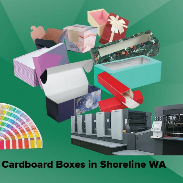 Cardboard boxes in shoreline wa