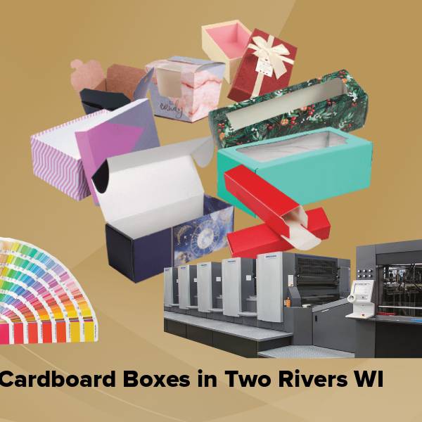 Cardboard boxes in two rivers wi
