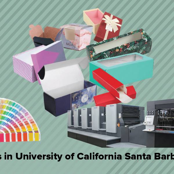 Cardboard boxes in university of california santa barbara ca