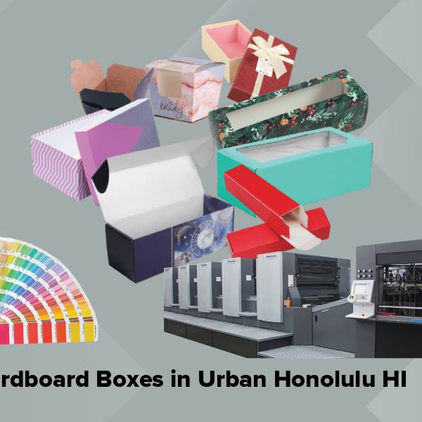 Cardboard boxes in urban honolulu hi