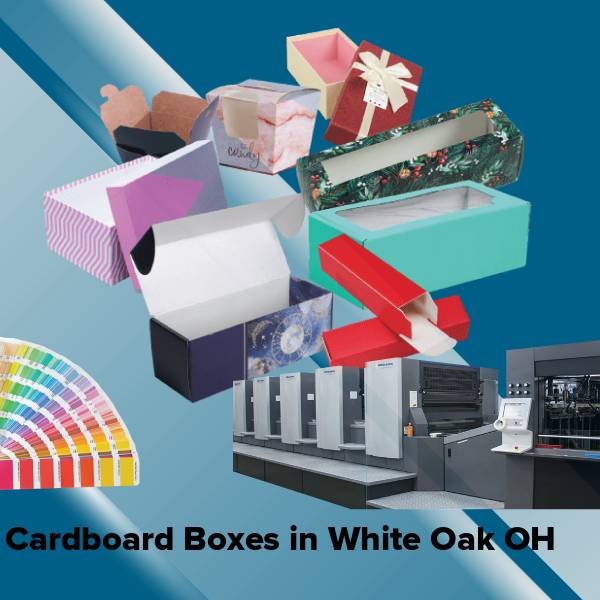 Cardboard boxes in white oak oh