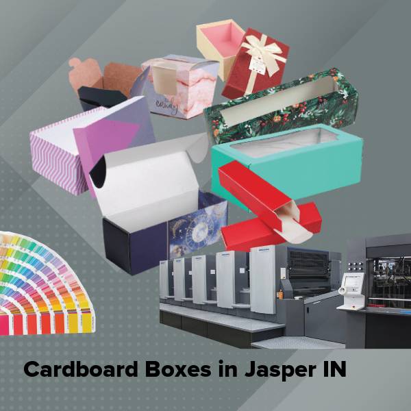 Cardboard boxes in jasper in