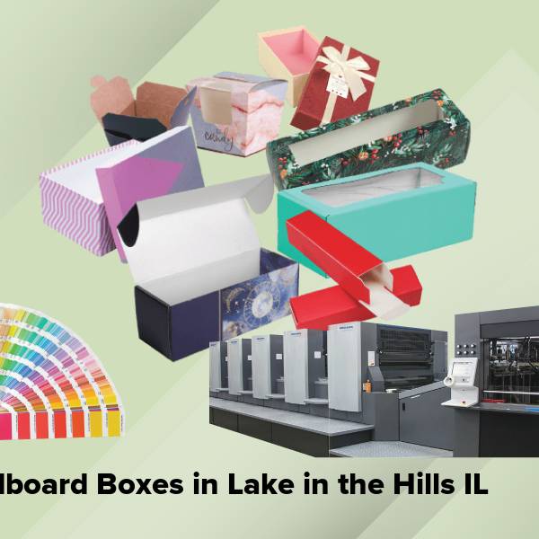 Cardboard boxes in lake in the hills il
