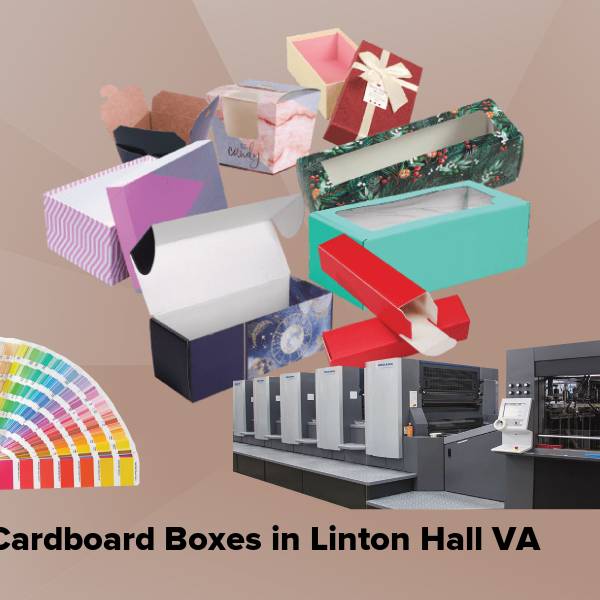 Cardboard boxes in linton hall va