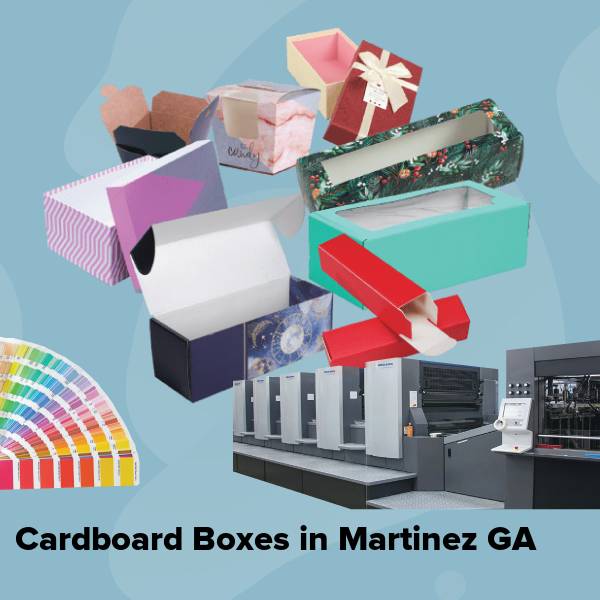 Cardboard boxes in martinez ga