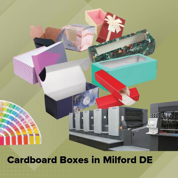 Cardboard boxes in milford de