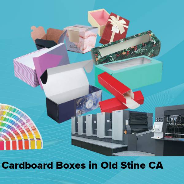 Cardboard boxes in old stine ca