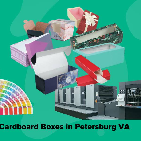 Cardboard boxes in petersburg va