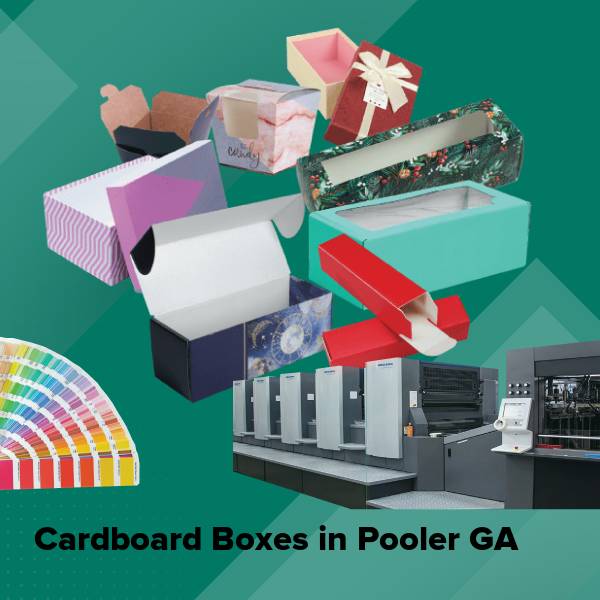Cardboard boxes in pooler ga