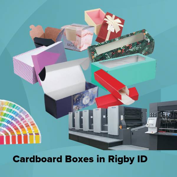 Cardboard boxes in rigby id