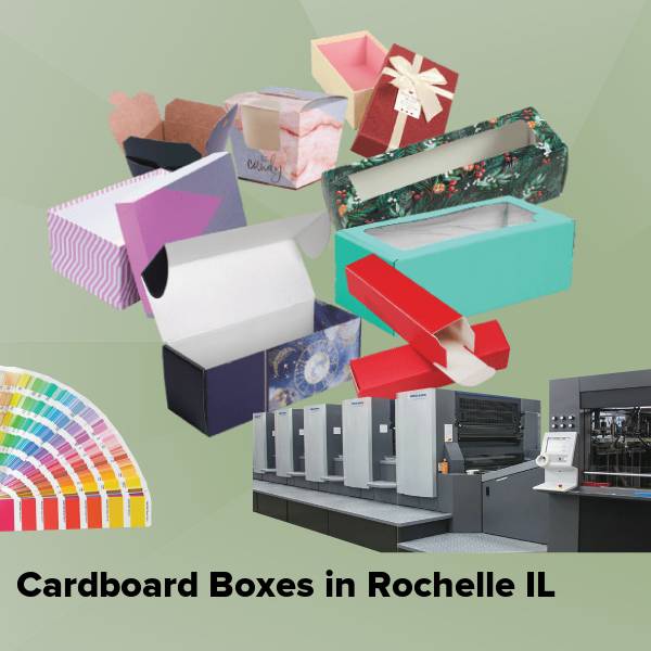 Cardboard boxes in rochelle il