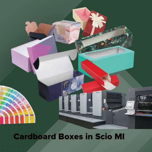 Cardboard boxes in scio mi
