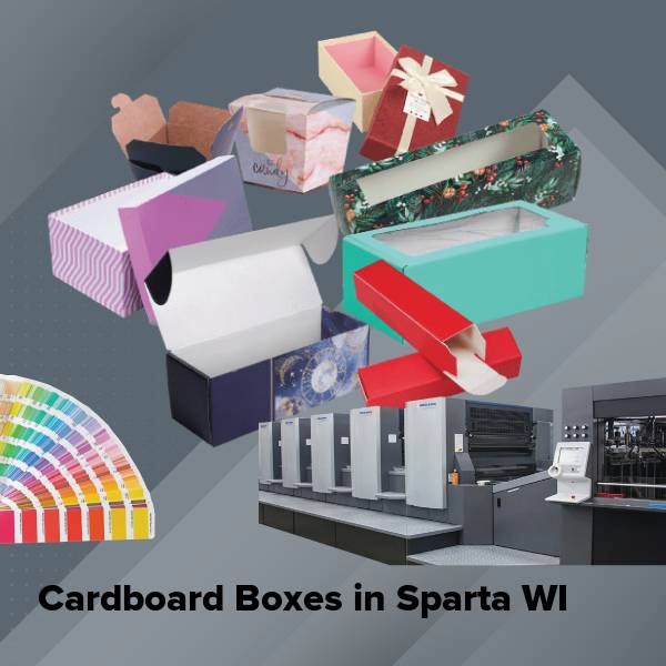 Cardboard boxes in sparta wi