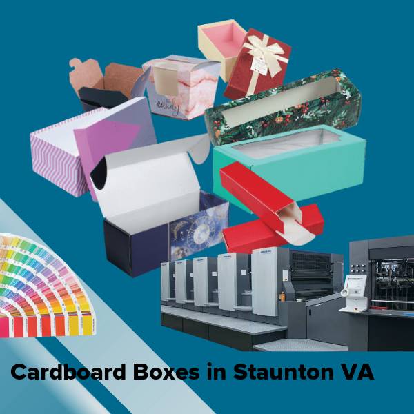 Cardboard boxes in staunton va