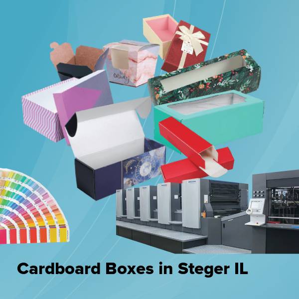 Cardboard boxes in steger il