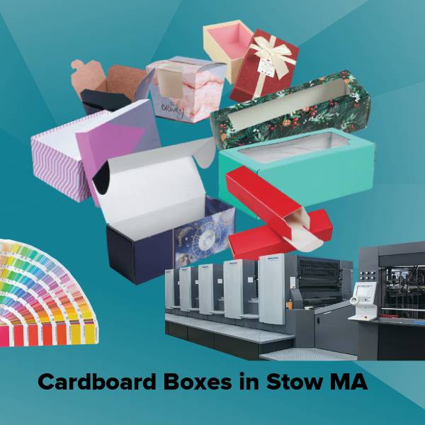 Cardboard boxes in stow ma