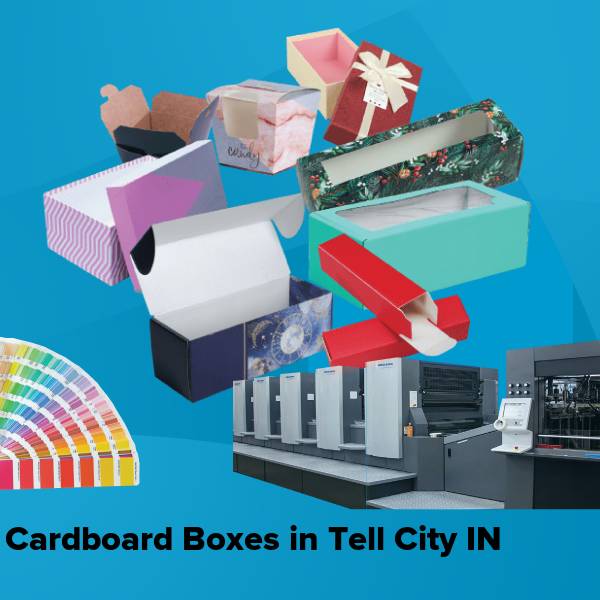 Cardboard boxes in tell city in