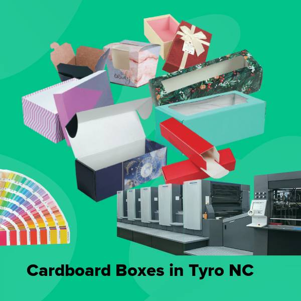 Cardboard boxes in tyro nc