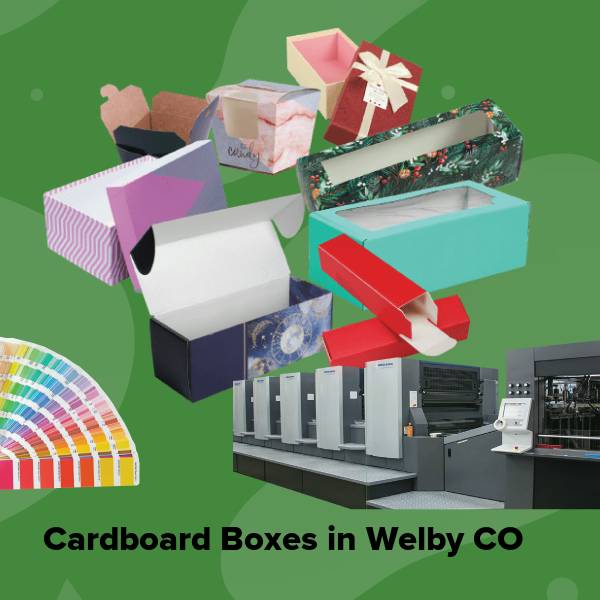 Cardboard boxes in welby co