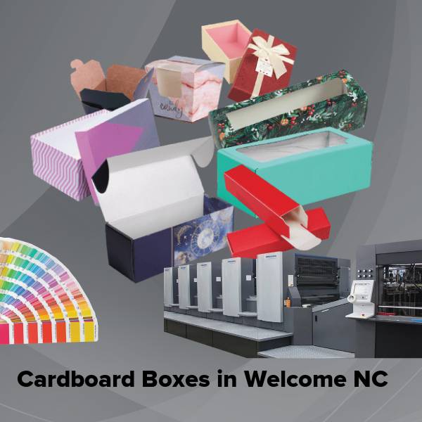 Cardboard boxes in welcome nc