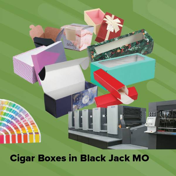 Cigar boxes in black jack mo