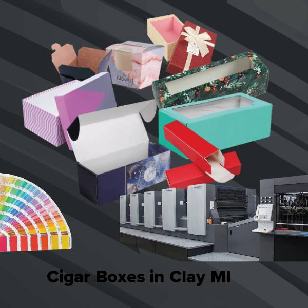 Cigar boxes in clay mi