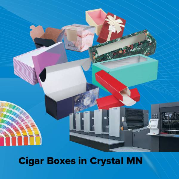 Cigar boxes in crystal mn