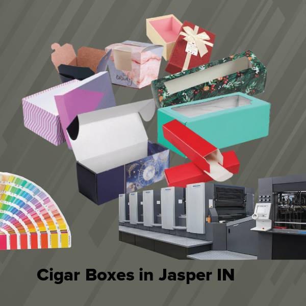 Cigar boxes in jasper in