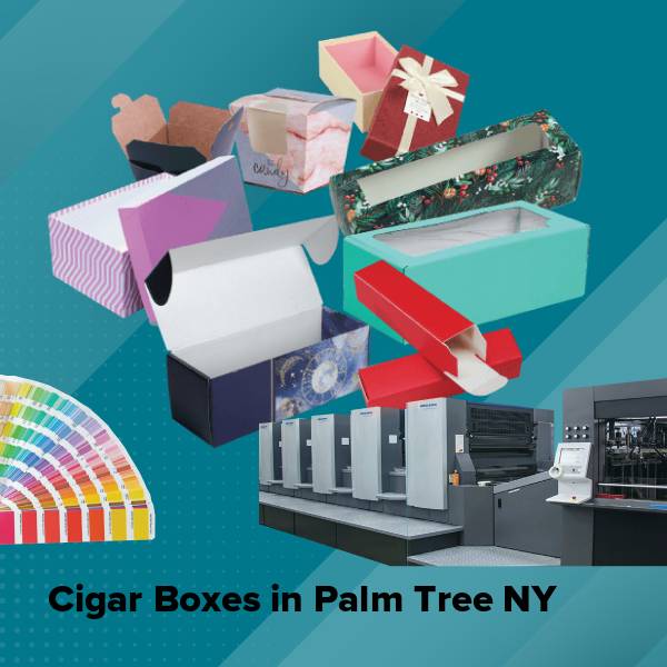 Cigar boxes in palm tree ny